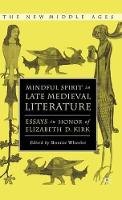 Book Cover for Mindful Spirit in Late Medieval Literature by Bonnie Wheeler