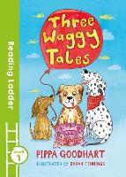 Book Cover for Three Waggy Tales by Pippa Goodhart