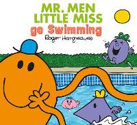 Book Cover for Mr. Men Little Miss go Swimming by Adam Hargreaves