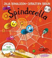 Book Cover for Spinderella board book by Julia Donaldson