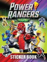 Book Cover for Power Rangers Beast Morphers Sticker Book by Farshore
