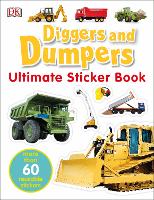 Book Cover for Diggers & Dumpers Ultimate Sticker Book by DK