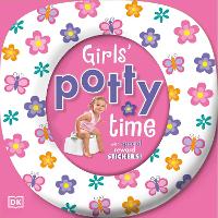 Book Cover for Girls' Potty Time by Dawn Sirett, Dave King