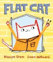 Book Cover for Flat Cat by Hiawyn Oram