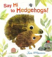 Book Cover for Say Hi to Hedgehogs! by Jane McGuinness