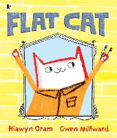 Book Cover for Flat Cat by Hiawyn Oram