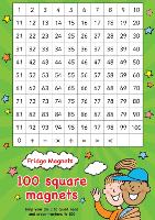 Book Cover for Fridge Magnets - 100 Square Maths Magnets by Scholastic