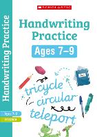Book Cover for Handwriting. Ages 7-9 Workbook by Christine Moorcroft
