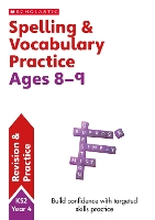 Book Cover for Spelling and Vocabulary Practice Ages 8-9 by Pam Dowson