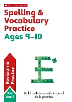 Book Cover for Spelling and Vocabulary Practice Ages 9-10 by Sally Burt, Debbie Ridgard