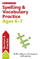 Book Cover for Spelling and Vocabulary Workbook. Year 2 by Sarah Snashall