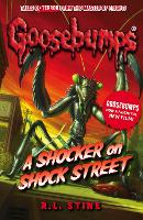 Book Cover for A Shocker on Shock Street by R.L. Stine