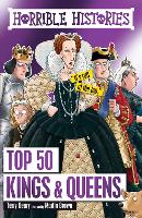 Book Cover for Top 50 Kings and Queens by Terry Deary