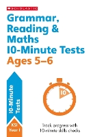 Book Cover for Grammar, Reading & Maths 10-Minute Tests Ages 5-6 by Paul Hollin, Helen Betts, Shelley Welsh