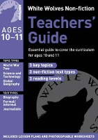 Book Cover for White Wolves Non-Fiction Teachers' Guide Ages 10-11 by Gill Matthews