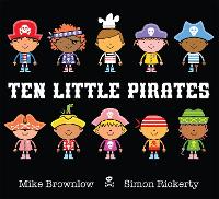 Book Cover for Ten Little Pirates by Mike Brownlow