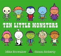 Book Cover for Ten Little Monsters by Michael Brownlow