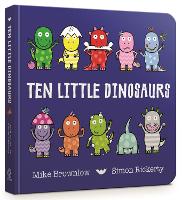 Book Cover for Ten Little Dinosaurs by Michael Brownlow