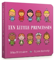 Book Cover for Ten Little Princesses by Michael Brownlow