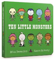 Book Cover for Ten Little Monsters by Michael Brownlow