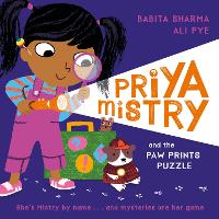 Book Cover for Priya Mistry and the Paw Prints Puzzle by Babita Sharma