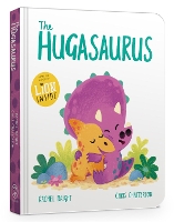 Book Cover for The Hugasaurus Board Book by Rachel Bright