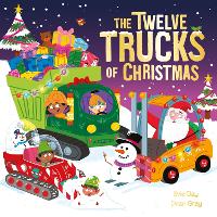 Book Cover for The Twelve Trucks of Christmas by Evie Day