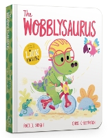 Book Cover for The Wobblysaurus Board Book by Rachel Bright