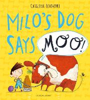 Book Cover for Milo's Dog Says MOO! by Catalina Echeverri