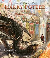 Book Cover for Harry Potter and the Goblet of Fire Illustrated Edition by J.K. Rowling