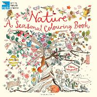 Book Cover for RSPB Nature: A Seasonal Colouring Book by Flora Waycott