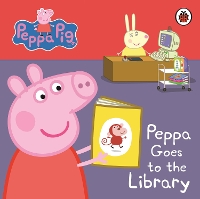 Book Cover for Peppa Goes to the Library by Neville Astley, Mark Baker