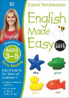 Book Cover for English Made Easy. Ages 3-5 Preschool Early Reading by Carol Vorderman