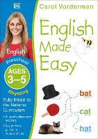 Book Cover for English Made Easy. Ages 3-5 Preschool Rhyming by Carol Vorderman