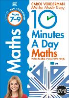 Book Cover for 10 Minutes A Day Maths, Ages 7-9 (Key Stage 2) by Carol Vorderman