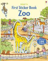 Book Cover for First Sticker Book Zoo by Sam Taplin