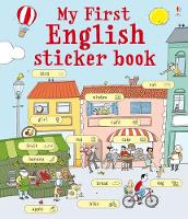 Book Cover for My First English Sticker Book by Sue Meredith