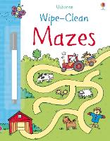 Book Cover for Wipe-Clean Mazes by Jessica Greenwell