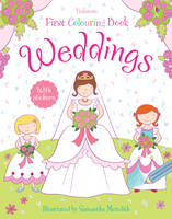 Book Cover for First Colouring Book Weddings by Jessica Greenwell