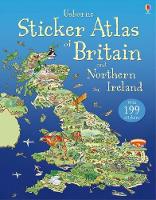 Book Cover for Sticker Atlas of Britain and Northern Ireland by Fiona Patchett, Stephanie Turnbull