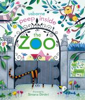 Book Cover for Peep Inside The Zoo by Anna Milbourne