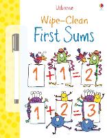 Book Cover for Wipe-Clean First Sums by Jessica Greenwell