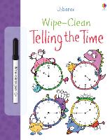 Book Cover for Wipe-clean Telling the Time by Jessica Greenwell