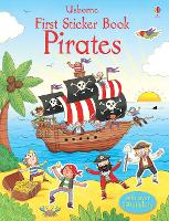 Book Cover for First Sticker Book Pirates by Sam Taplin