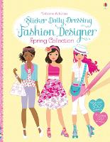 Book Cover for Sticker Dolly Dressing Fashion Designer Spring Collection by Fiona Watt