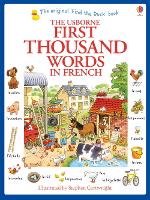 Book Cover for The Usborne First Thousand Words in French by Heather Amery