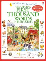 Book Cover for The Usborne First Thousand Words in Portuguese by Heather Amery, Mairi Mackinnon