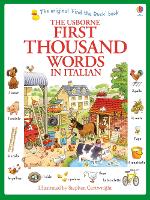 Book Cover for First Thousand Words in Italian by Heather Amery