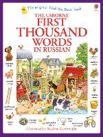 Book Cover for First Thousand Words in Russian by Heather Amery