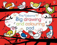 Book Cover for Big Drawing and Colouring Pad by Fiona Watt